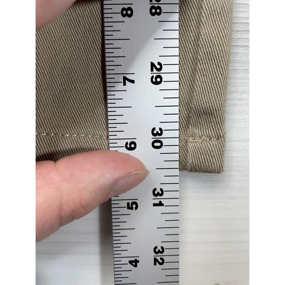 Gloria Vanderbilt Jeans Womens 14 Khaki Amanda Average Missy Stretch Twill Pants - Picture 6 of 14